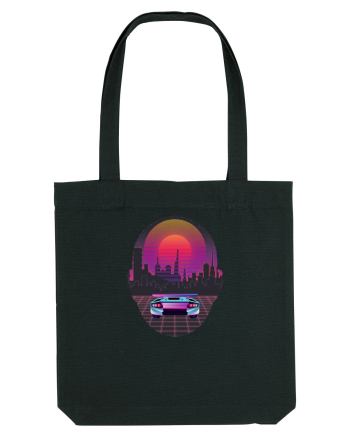 Retro Vapor Wave Man Black