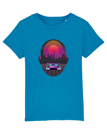Retro Vapor Wave Man Azur