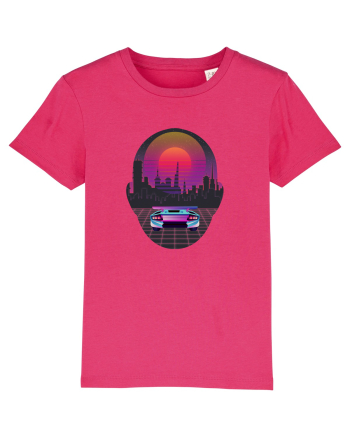 Retro Vapor Wave Man Raspberry