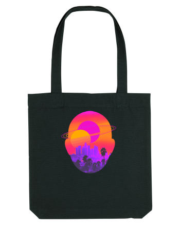 Retro Vapor Wave Man Black
