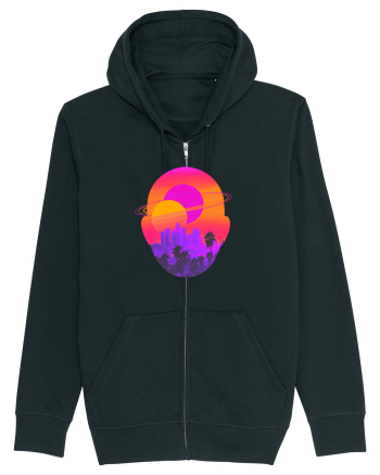 Retro Vapor Wave Man Black