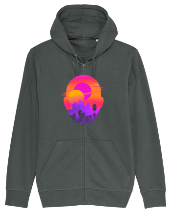 Retro Vapor Wave Man Anthracite