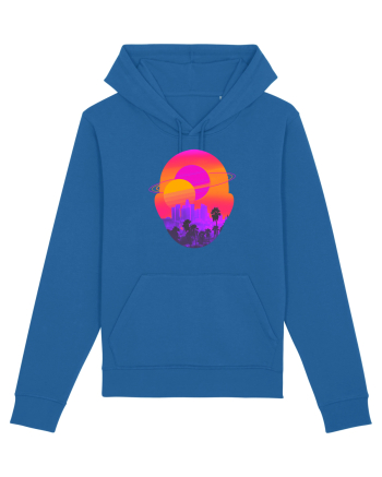 Retro Vapor Wave Man Royal Blue