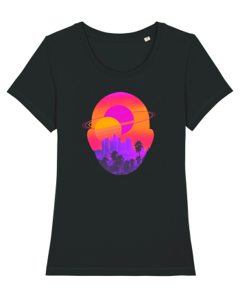 Retro Vapor Wave Man Black