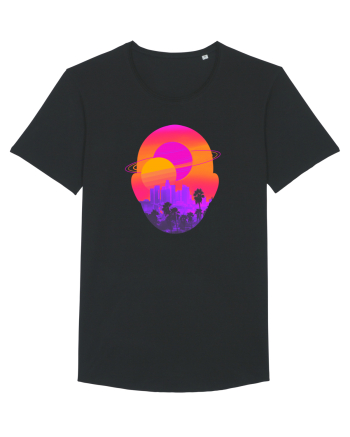 Retro Vapor Wave Man Black