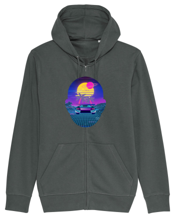 Retro Vapor Wave Man Anthracite