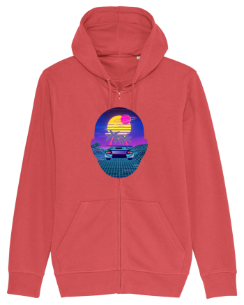 Retro Vapor Wave Man Carmine Red