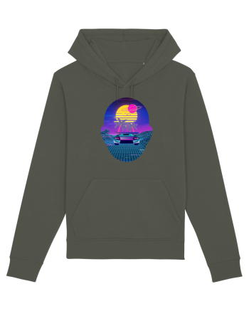 Retro Vapor Wave Man Khaki