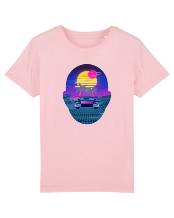 Retro Vapor Wave Man Cotton Pink