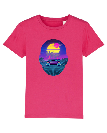 Retro Vapor Wave Man Raspberry