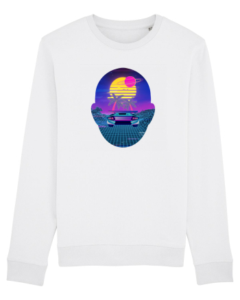 Retro Vapor Wave Man White