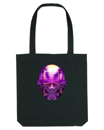 Retro Vapor Wave Man Black