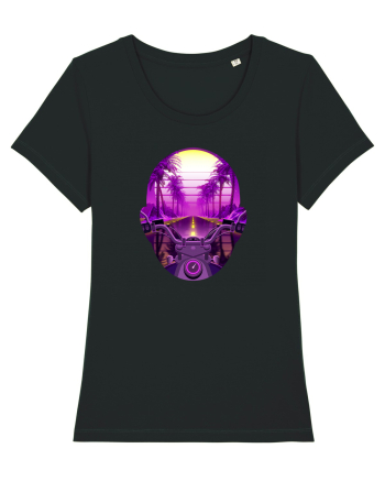Retro Vapor Wave Man Black