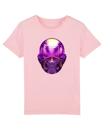 Retro Vapor Wave Man Cotton Pink