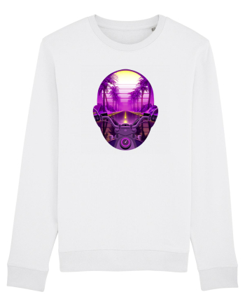 Retro Vapor Wave Man White