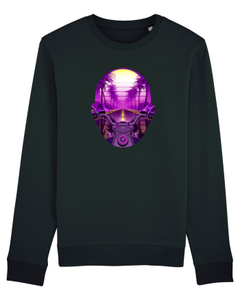 Retro Vapor Wave Man Black