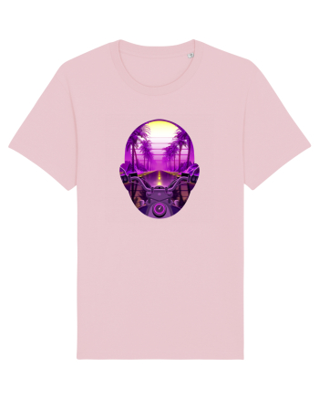 Retro Vapor Wave Man Cotton Pink