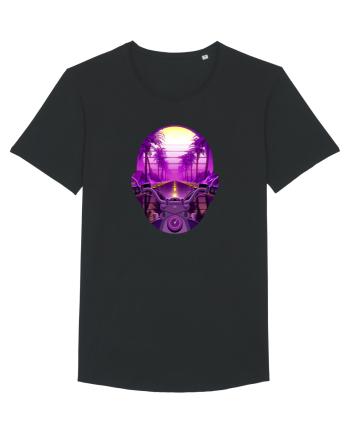 Retro Vapor Wave Man Black