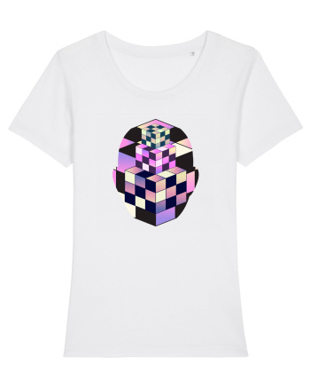Retro Vapor Wave Man White