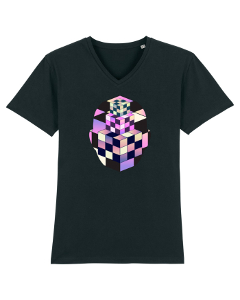 Retro Vapor Wave Man Black