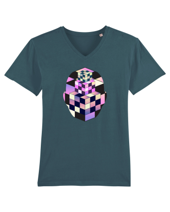 Retro Vapor Wave Man Stargazer
