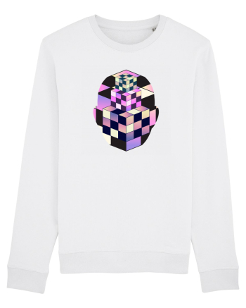 Retro Vapor Wave Man White