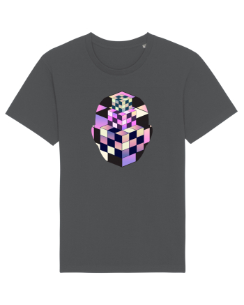 Retro Vapor Wave Man Anthracite