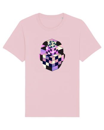 Retro Vapor Wave Man Cotton Pink