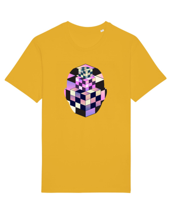 Retro Vapor Wave Man Spectra Yellow