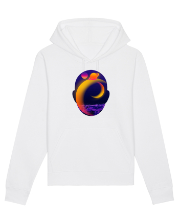 Retro Vapor Wave Man White