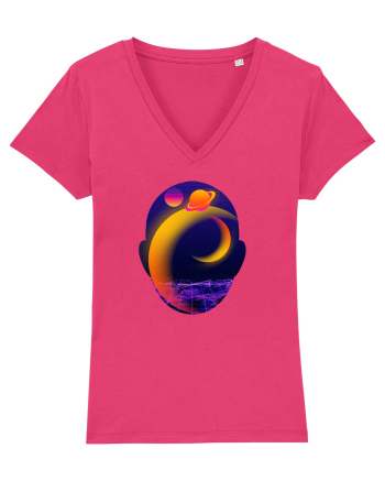 Retro Vapor Wave Man Raspberry