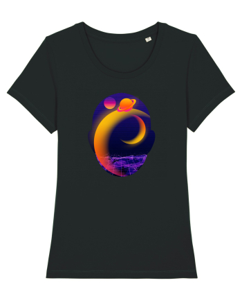 Retro Vapor Wave Man Black