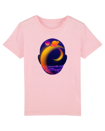 Retro Vapor Wave Man Cotton Pink