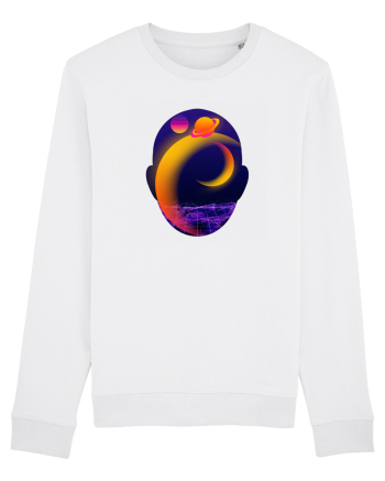 Retro Vapor Wave Man White