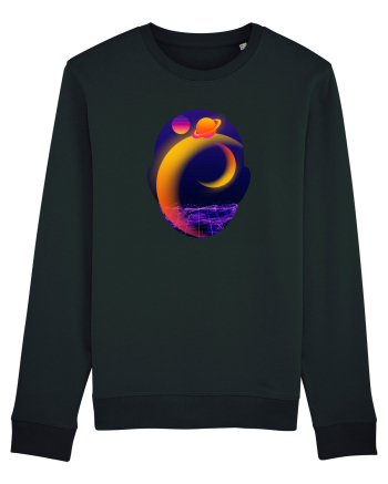 Retro Vapor Wave Man Black