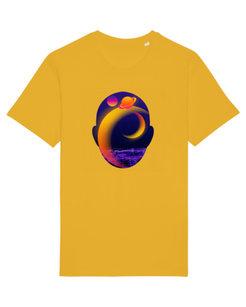 Retro Vapor Wave Man Spectra Yellow