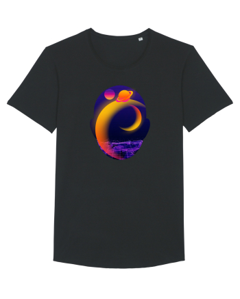 Retro Vapor Wave Man Black