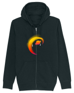 Retro Vapor Wave Man Hanorac cu fermoar Unisex Connector