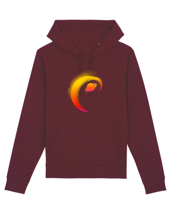 Retro Vapor Wave Man Burgundy