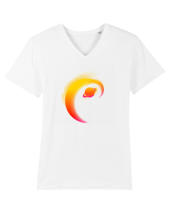 Retro Vapor Wave Man White