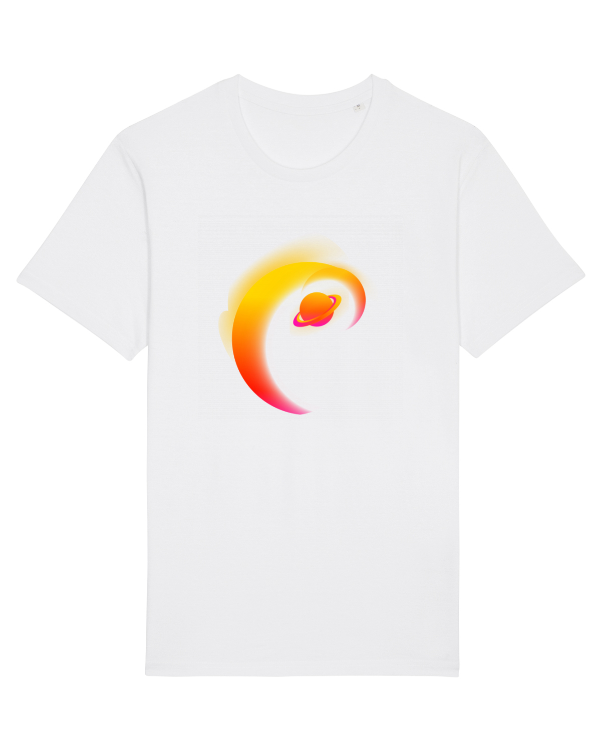 Tricou mânecă scurtă Unisex Rocker White
