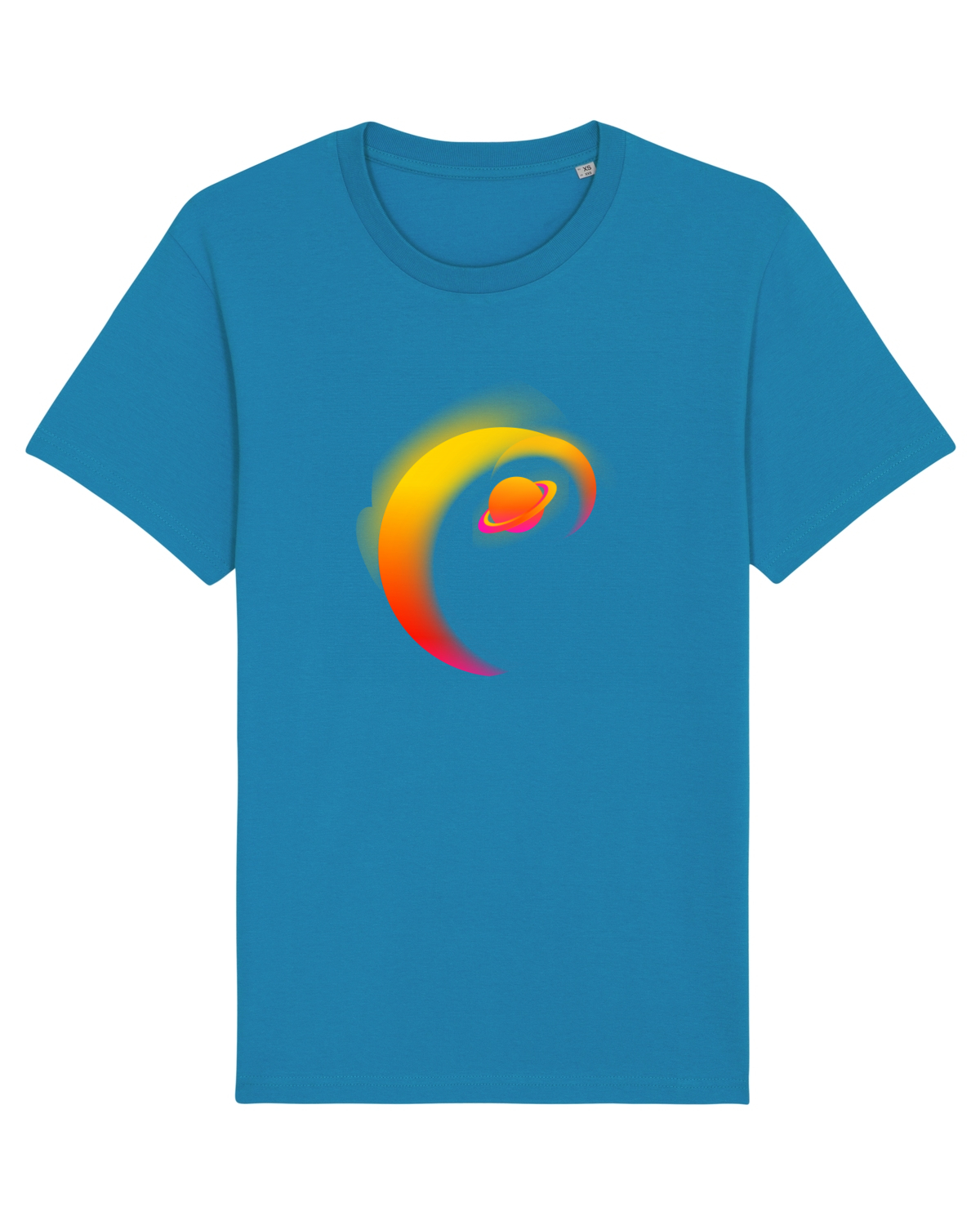 Tricou mânecă scurtă Unisex Rocker Azur