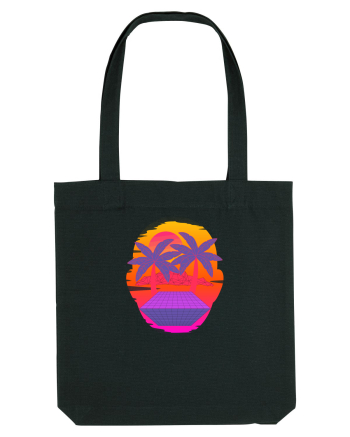 Retro Vapor Wave Man Black