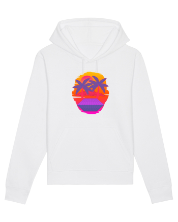 Retro Vapor Wave Man White