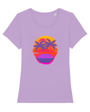 Retro Vapor Wave Man Lavender Dawn