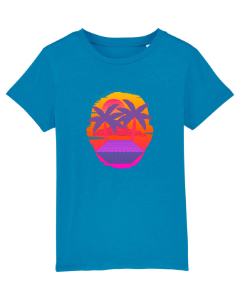 Retro Vapor Wave Man Azur