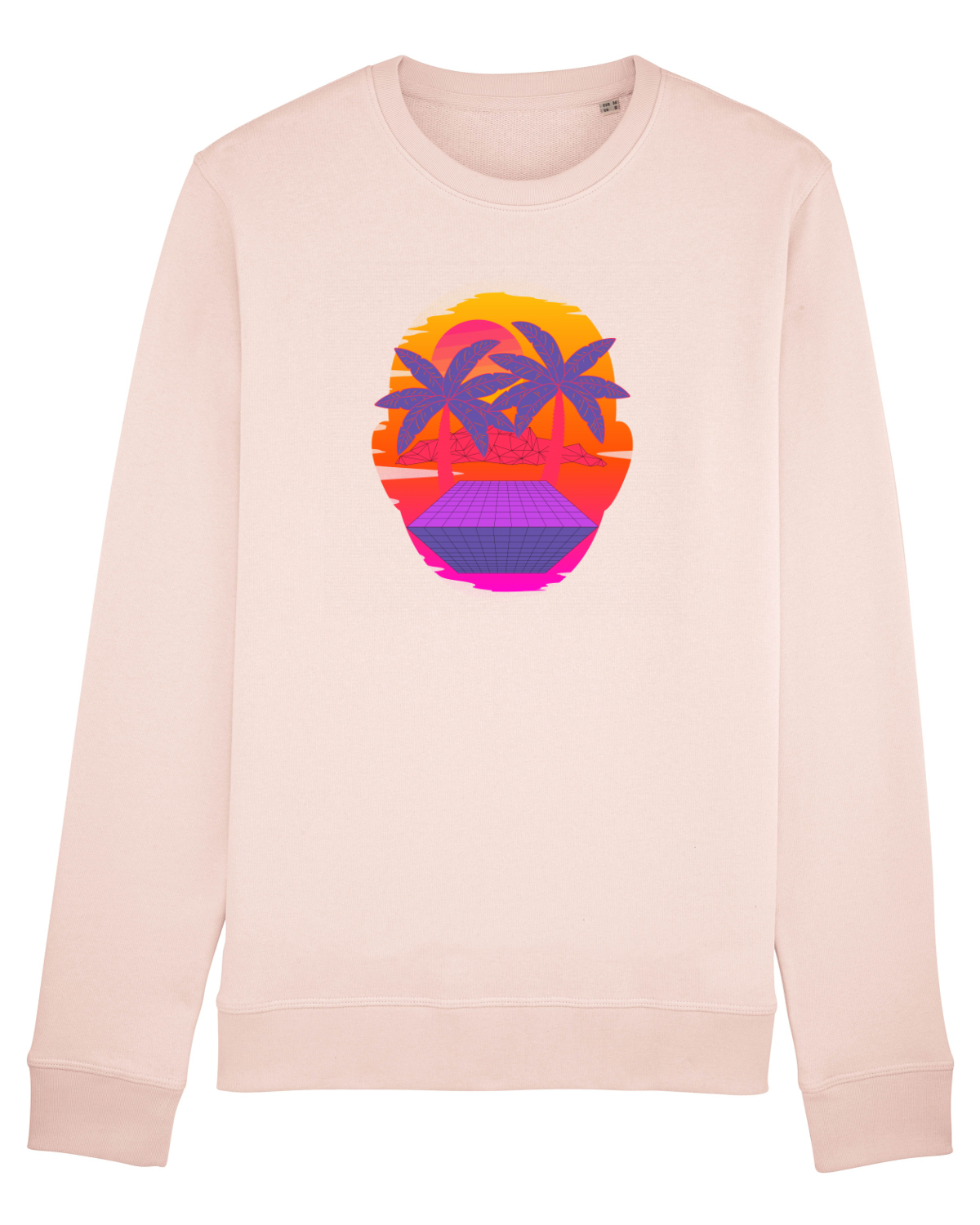 Bluză mânecă lungă Unisex Rise Candy Pink