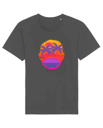 Retro Vapor Wave Man Anthracite