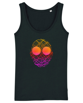 Retro Vapor Wave Man Black