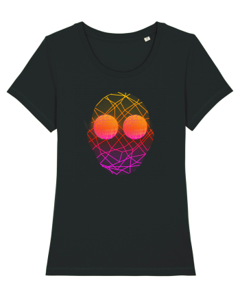 Retro Vapor Wave Man Black